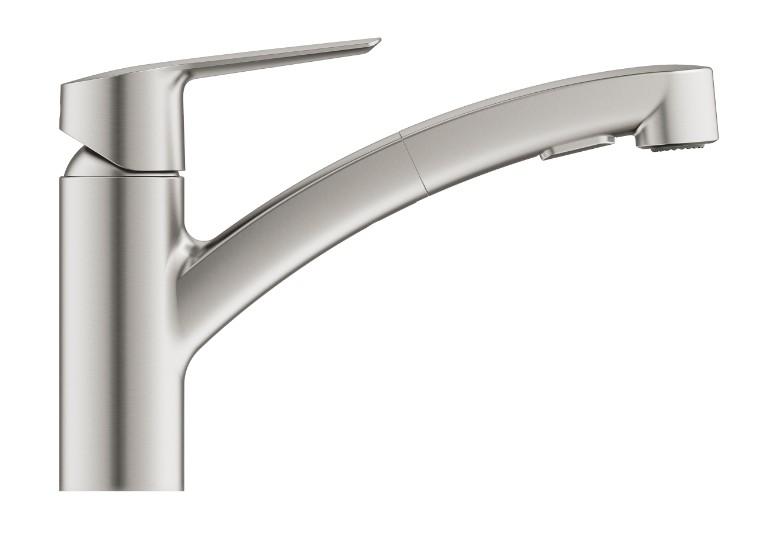 Grohe Start køkkenarmatur m/udtræksbruser - Supersteel