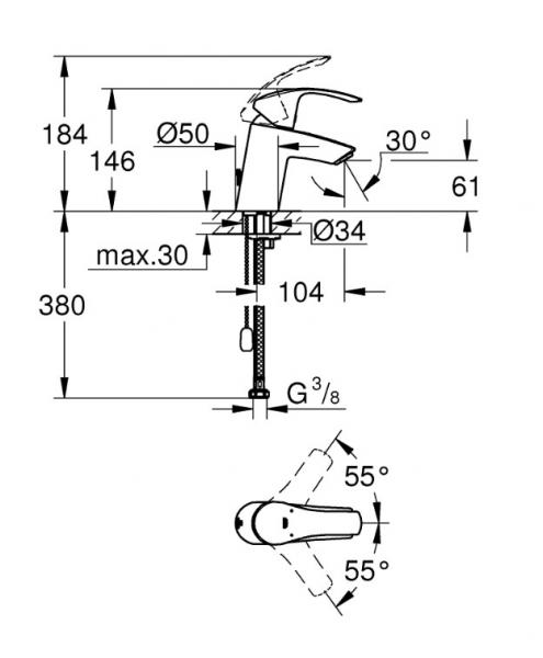 Grohe Eco komplet pakke til badeværelset 2 - Krom