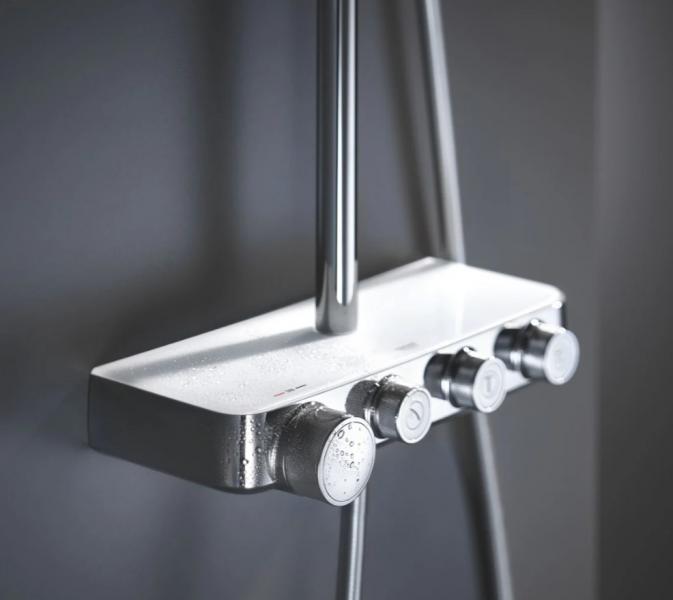 Grohe Euphoria SmartControl 310 Cube Duo Brusesystem - Moon white