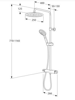 Gustavsberg Round G3 brusesystem