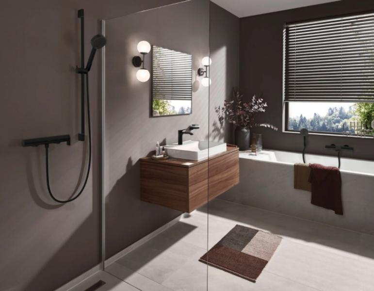 Hansgrohe Vivenis brusearmatur - Mat sort