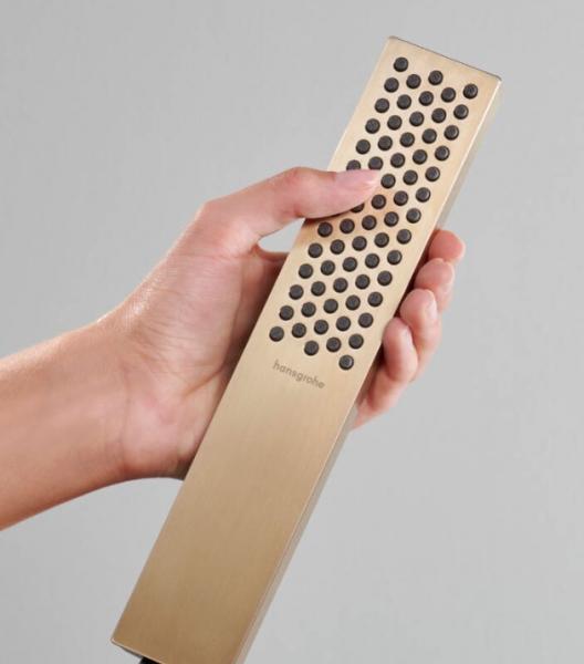 hansgrohe Pulsify E 100 stavhåndbruser 1jet m/EcoSmart+ - Børstet bronze