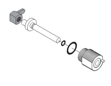 Vola Omskifter for armaturer 400,800,2400,3400 +20 mm standard