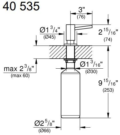 Grohe Cosmopolitan sæbedispenser - Supersteel