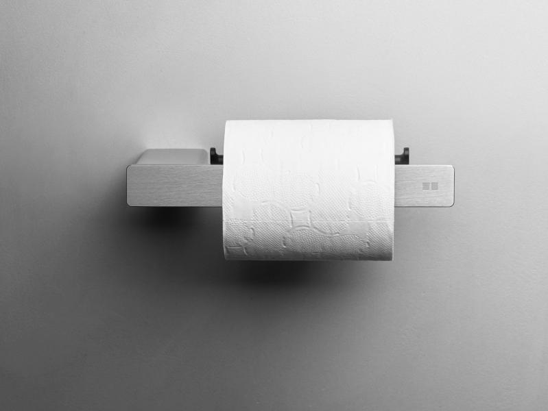 Unidrain ReFrame toiletpapirholder - Børstet stål