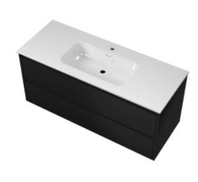 Sanibell Proline møbelsæt 120 m/integrerede greb - Mat sort Sanibell Proline møbelsæt 120 m/integrerede greb - Mat sort