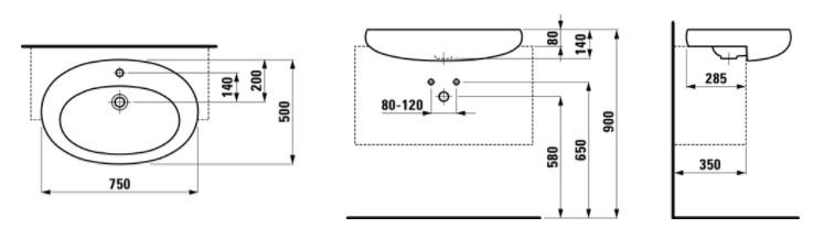 Laufen Ilbagnoalessi one vask Laufen Ilbagnoalessi one vask
