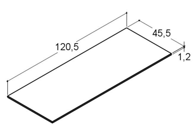 Dansani Bordplade Silestone 1205 mm - Blanco Zeus