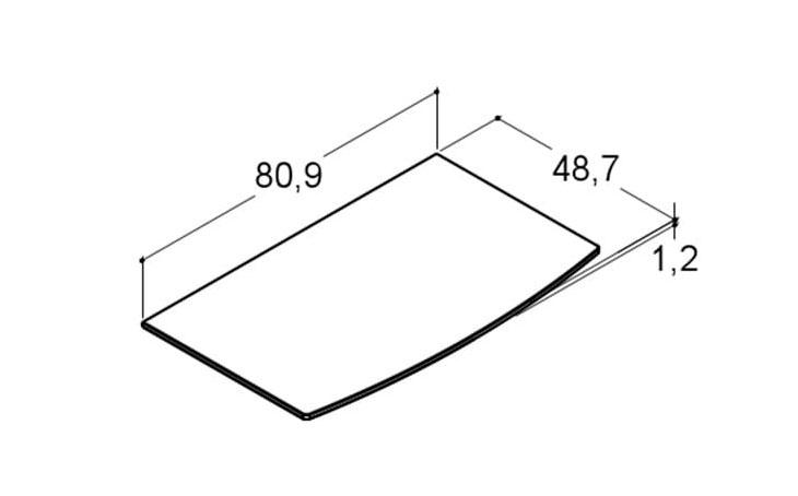 Dansani YOU 80 Silestone bordplade - Eternal Statuario