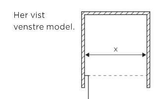 Strømberg Noma 20 brusedør - 80 cm - Klar glas/børstet messing