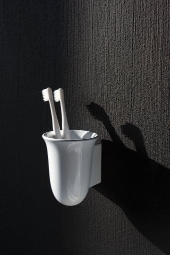 Laufen The New Classic tandbørsteholder inkl. monteringssæt - Hvid