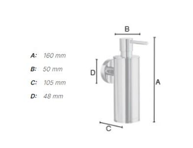 Smedbo Home sæbedispenser - Mat sort