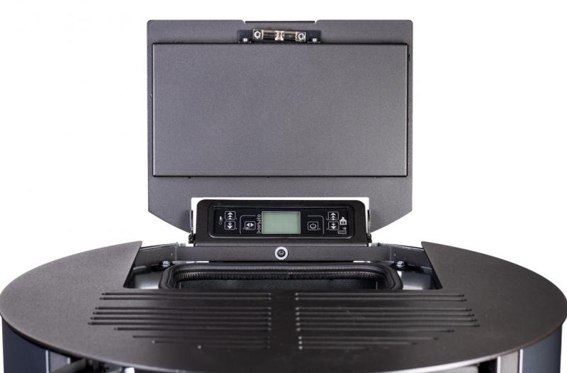 Langå Manola Træpilleovn - Sort