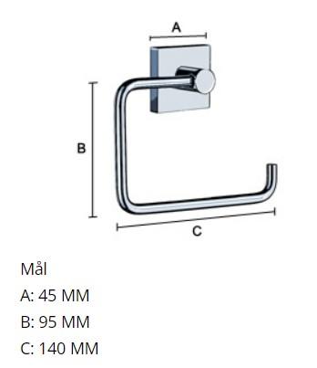 Smedbo House toiletpapirholder - Mat sort