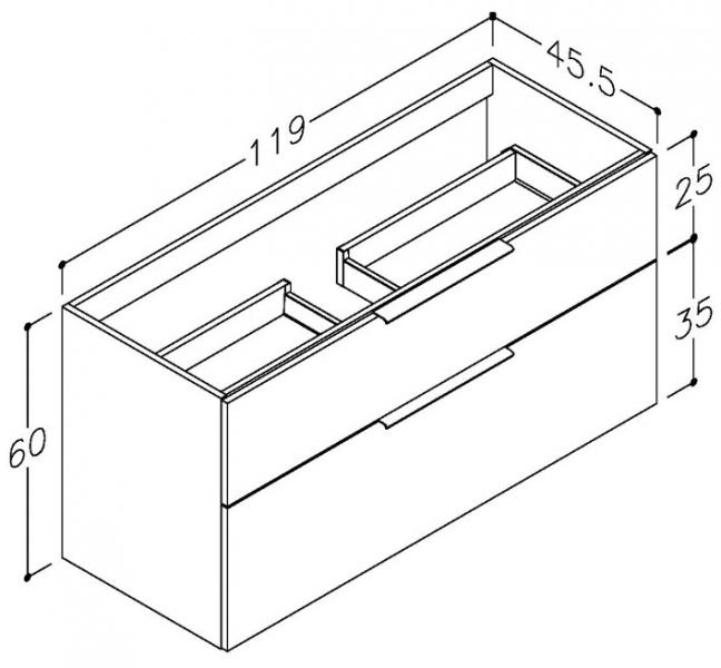 Strømberg Altus 120 møbelsæt - Beton