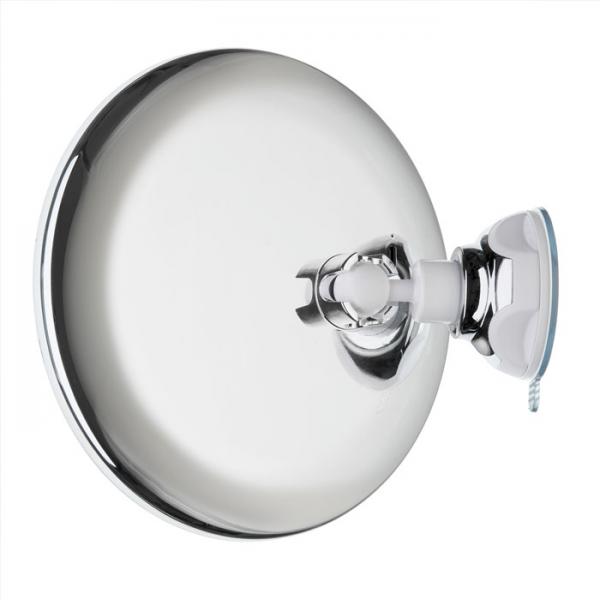 Beslagsboden Glow makeupspejl m/lys, sugekop og 7x forstørrelse - Krom