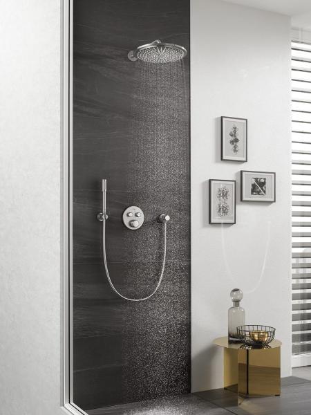 Grohe SmartControl komplet brusesystem med Rainshower 310 hovedbruser til indbygning - Supersteel