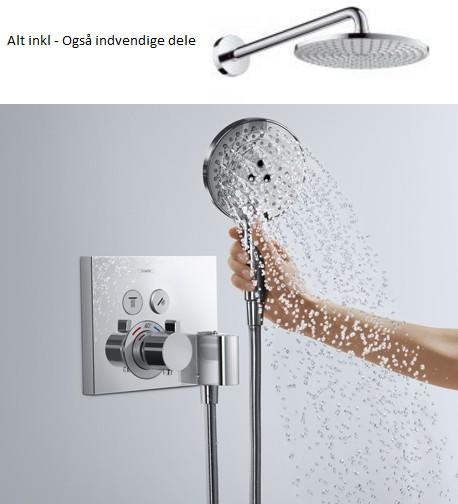 Hansgrohe ShowerSelect komplet brusesystem t/indbygning