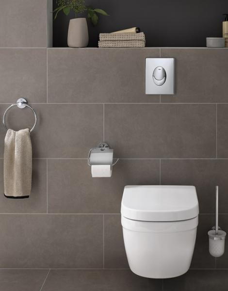 Grohe Euro kompakt Rimless toiletpakke inkl. sæde m/soft-close, cisterne og krom betjening