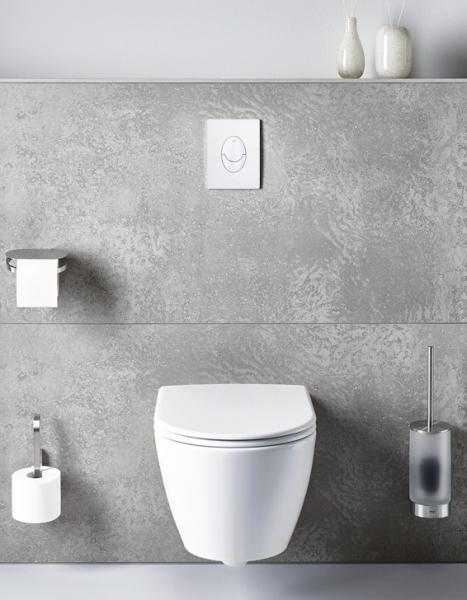 Grohe Essence Rimless toiletpakke inkl. sæde m/soft-close, cisterne og hvid betjening