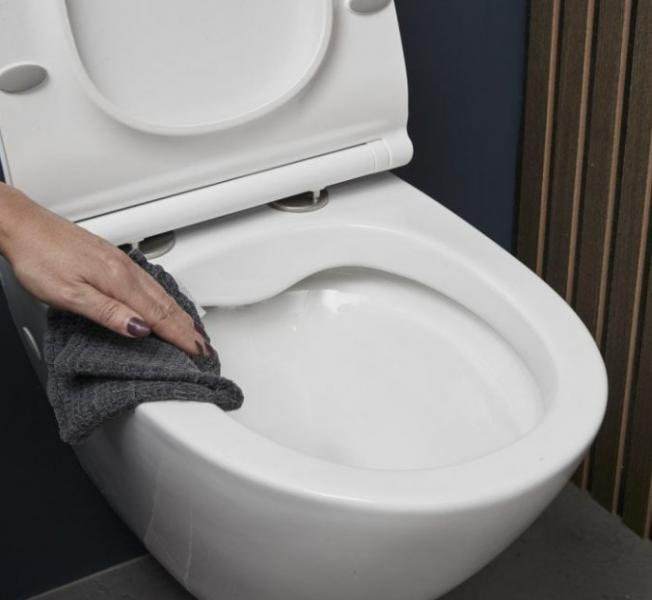 Cassøe Spring RIMless toiletpakke inkl. sæde m/soft-close, cisterne og krom betjening
