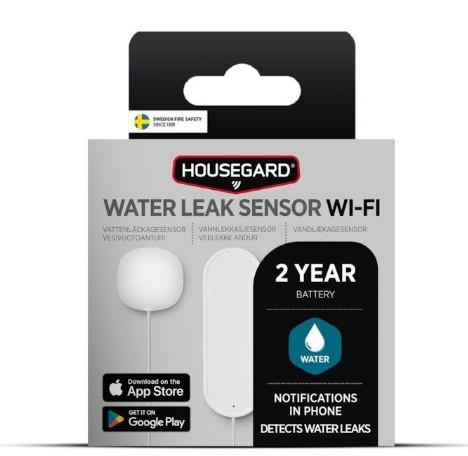 Housegard WA202 vandlækagesensor m. Wi-fi Housegard WA202 vandlækagesensor m. Wi-fi