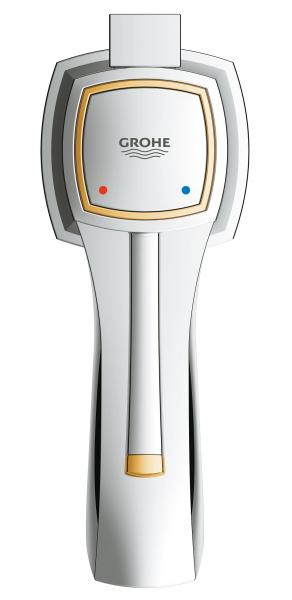 Grohe Grandera M håndvaskarmatur m/bundventil - Krom/guld