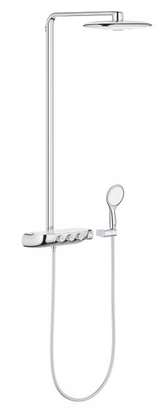 Grohe Rainshower SmartControl 360 DUO brusesystem m/ termostat - Krom/hvid