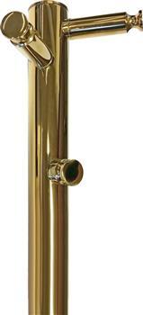 Kriss Uno plus elektrisk håndklædetørrer 3x148 cm - Messing/Guld Kriss Uno plus elektrisk håndklædetørrer 3x148 cm - Messing/Guld