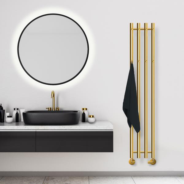 Kriss Vega h&aring;ndkl&aelig;det&oslash;rrer - 25,7x142 cm - Guld pvd