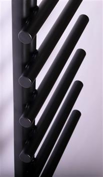 Kriss Merkur håndklædetørrer - 50x127 cm - Hvid