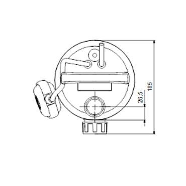 Grundfos Unilift CC5-A1 kælderpumpe med niveauvippe