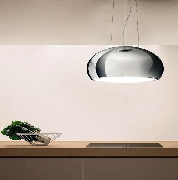 Eico Seashell Shiny frithængende wirehængt emhætte - Poleret rustfrit stål Eico Seashell Shiny frithængende wirehængt emhætte - Poleret rustfrit stål