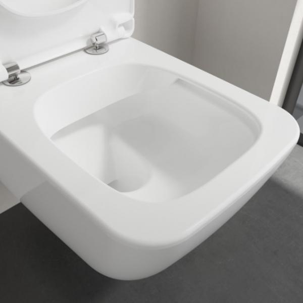 Villeroy & Boch Venticello Rimless hængeskål m/ Ceramic+ - Mat hvid