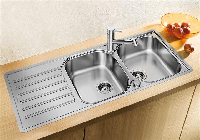 Blanco Lantos 8S-IF Compact køkkenvask - Rustfrit stål