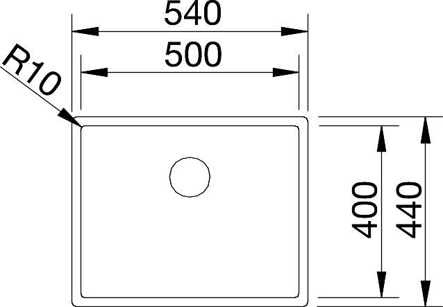 Blanco Claron 500-IF/N køkkenvask