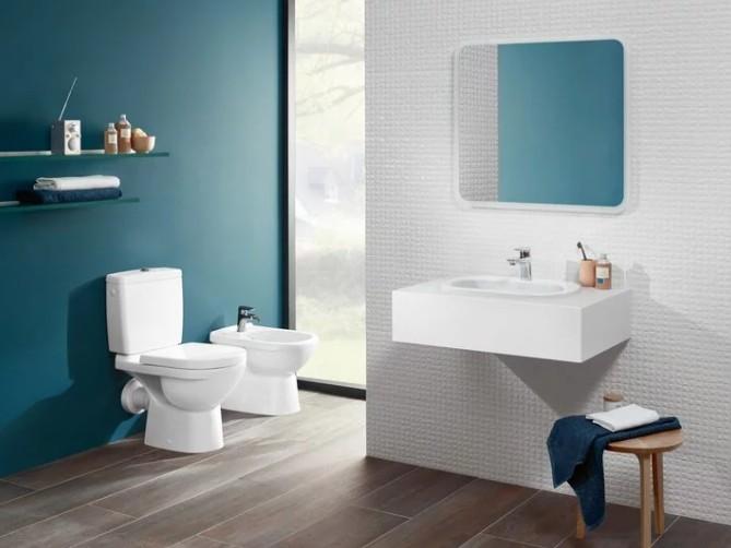 Villeroy & Boch O.Novo Rimless gulvstående toilet m/Ceramic+ og AntiBac
