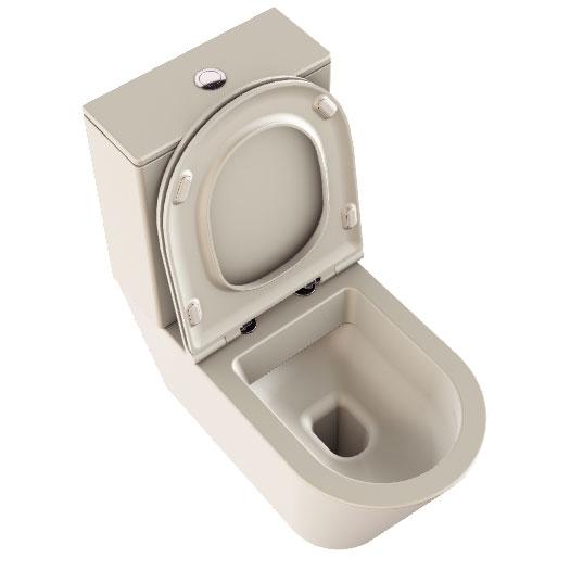 Lavabo Forma rimless gulvstående toilet BTW inkl. sæde - Perlé Lavabo Forma rimless gulvstående toilet BTW inkl. sæde - Perlé