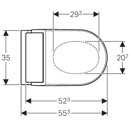 Geberit AquaClean Tuma Comfort douchetoilet hvid alpin