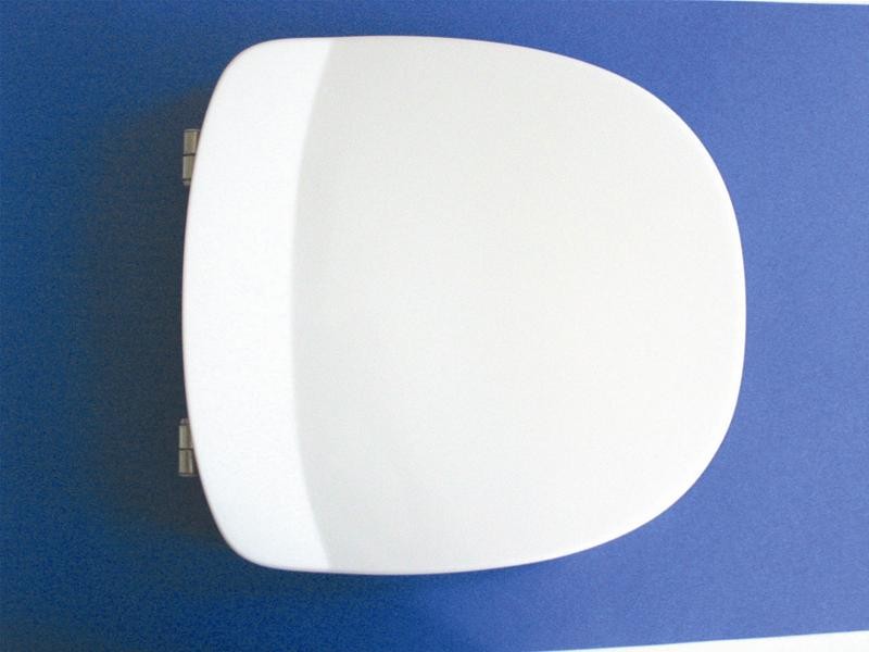 Pressalit Aqua kort toiletsæde - Hvid