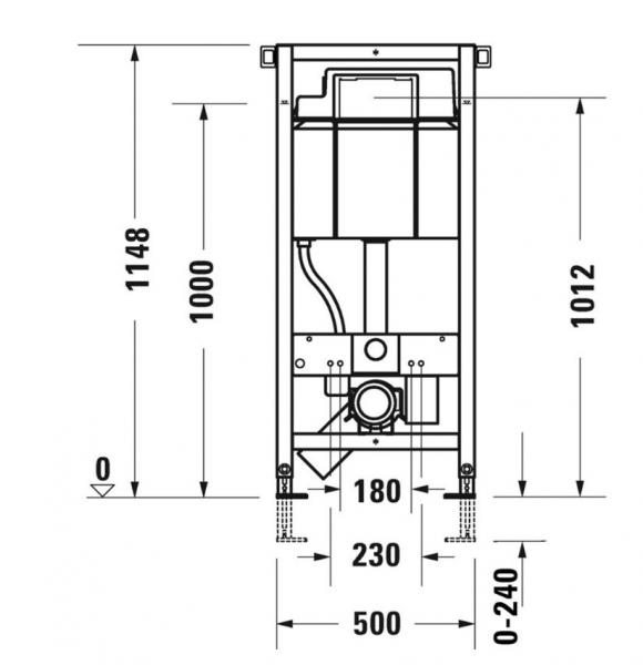 Duravit DuraSystem indbygningscisterne