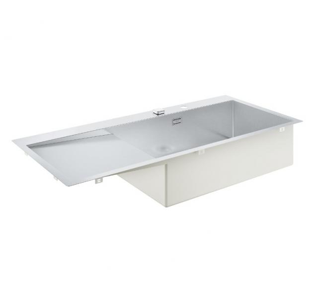 Grohe K1000 køkkenvask m/afløbsbakke - Højre