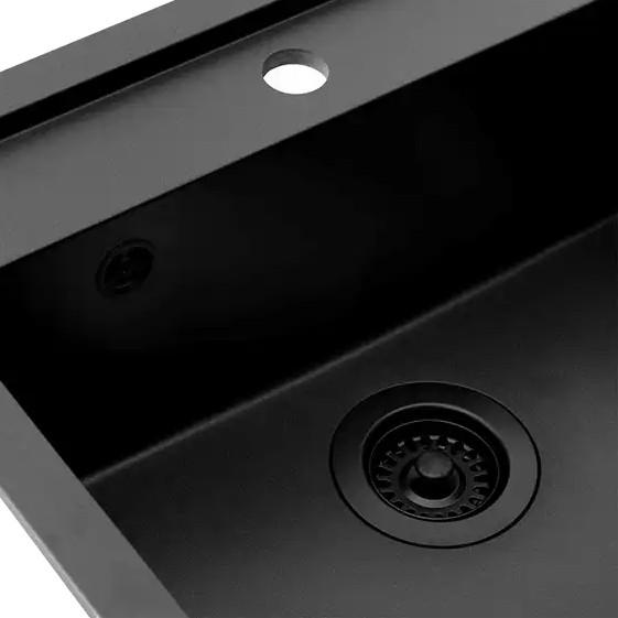 Lavabo Jupiter 60 kompositvask - Antracit-sort/sort Lavabo Jupiter 60 kompositvask - Antracit-sort/sort