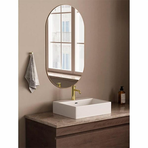 Lavabo Mira 140 RS h&aring;ndvaskarmatur - Messing PVD