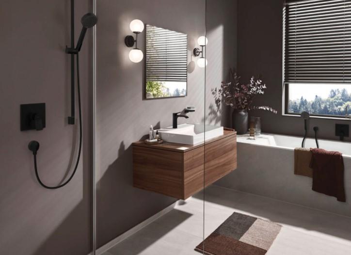 Hansgrohe Vivenis 110 håndvaskarmatur u/bundventil og m/CoolStart - Mat sort