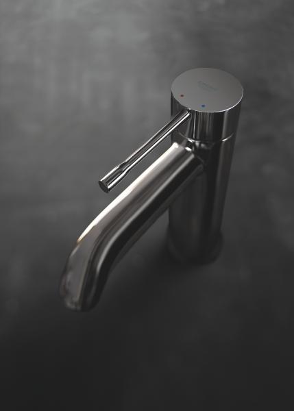Grohe Essence New håndvaskarmatur m/bundventil - Poleret hard graphite