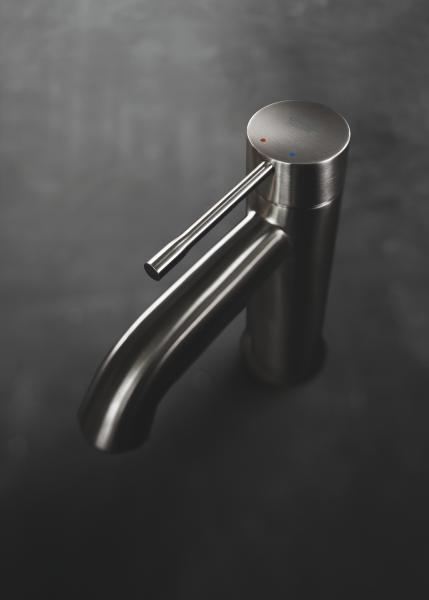Grohe Essence New håndvaskarmatur m/bundventil - Børstet hard graphite