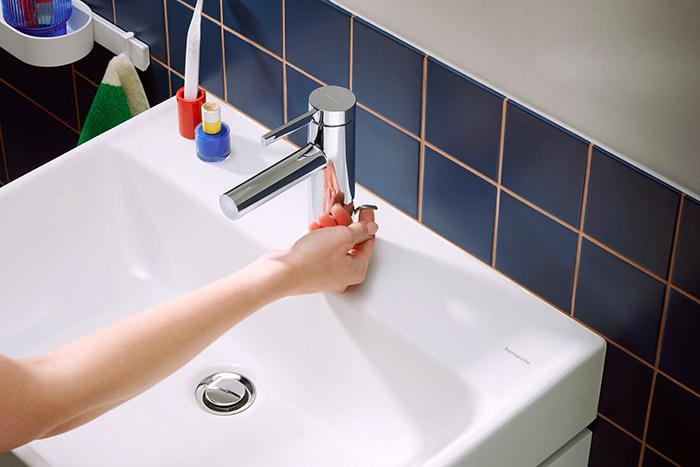 hansgrohe Zesis S håndvaskarmatur 100 CoolStart m/løft-op bundventil - Krom