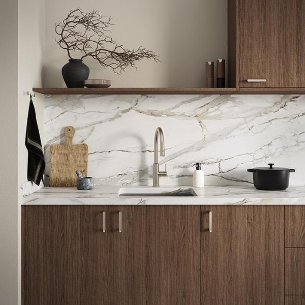 Damixa Iris køkkenarmatur m/C-tud, koldstart og svingtud - Steel Damixa Iris køkkenarmatur m/C-tud, koldstart og svingtud - Steel