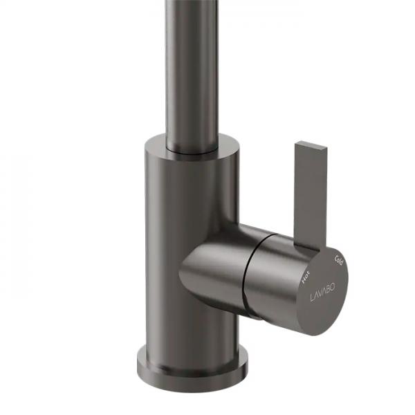 Lavabo Kubus 140 RS Square køkkenarmatur - Gunmetal Lavabo Kubus 140 RS Square køkkenarmatur - Gunmetal